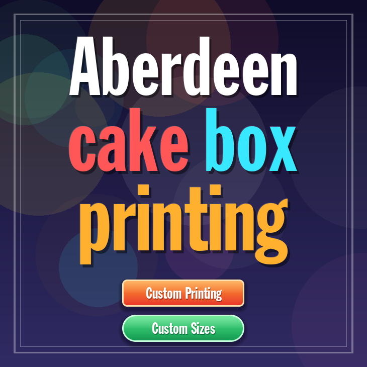 Aberdeen cake box printing