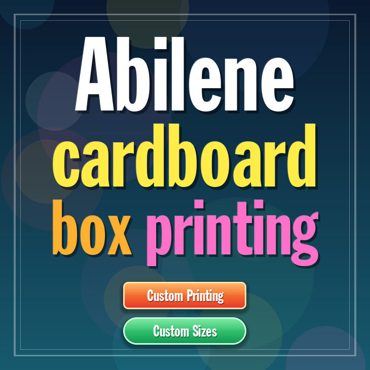 Abilene cardboard box printing