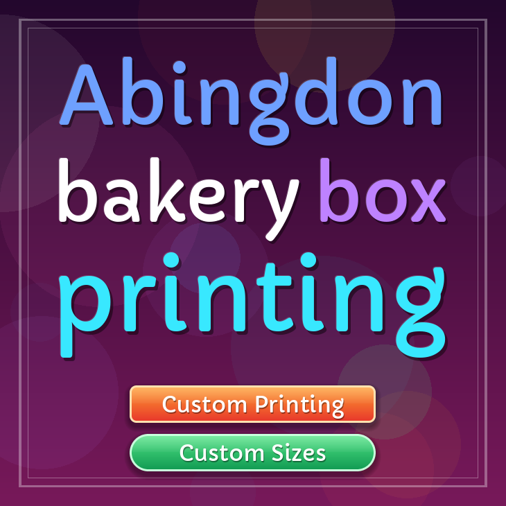 Abingdon bakery box printing