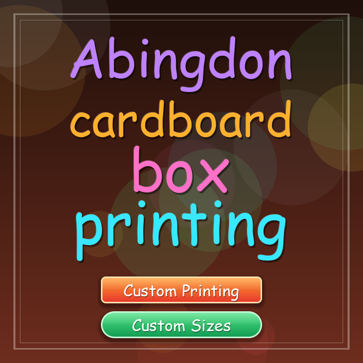 Abingdon cardboard box printing