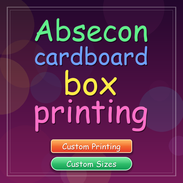 Absecon cardboard box printing