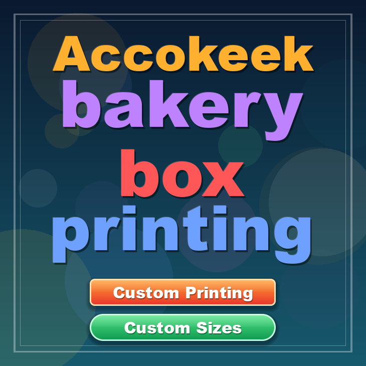 Accokeek bakery box printing