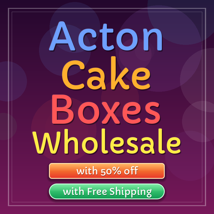 Acton cake boxes