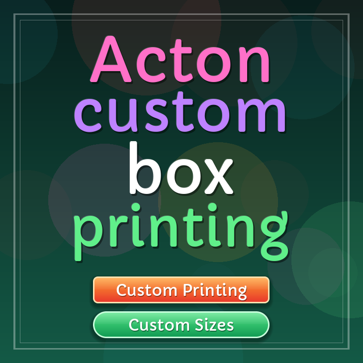 Acton custom box printing