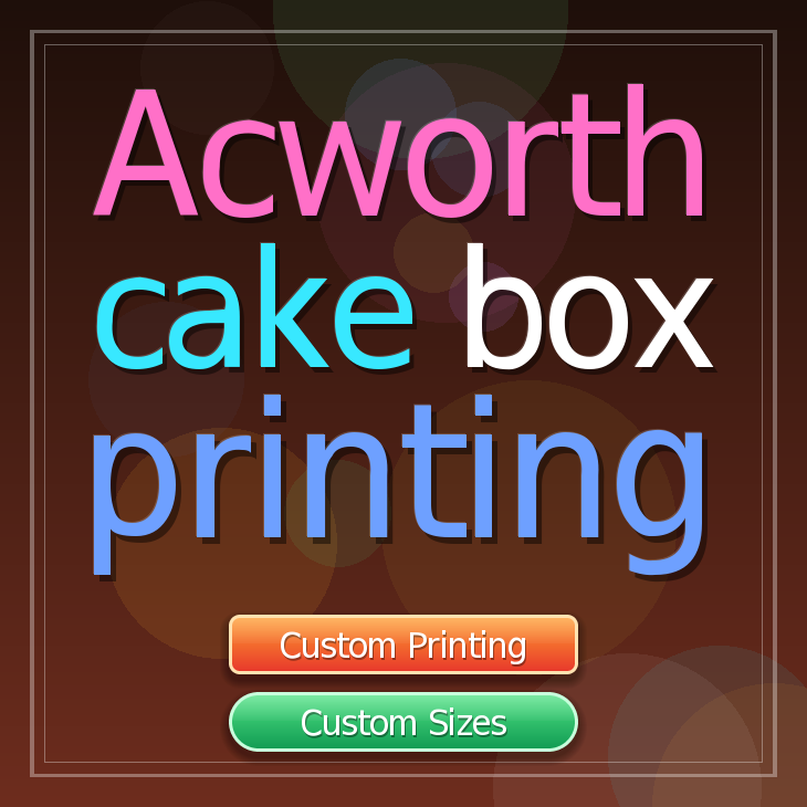 Acworth cake box printing