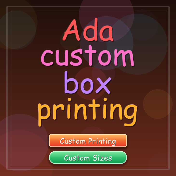 Ada custom box printing