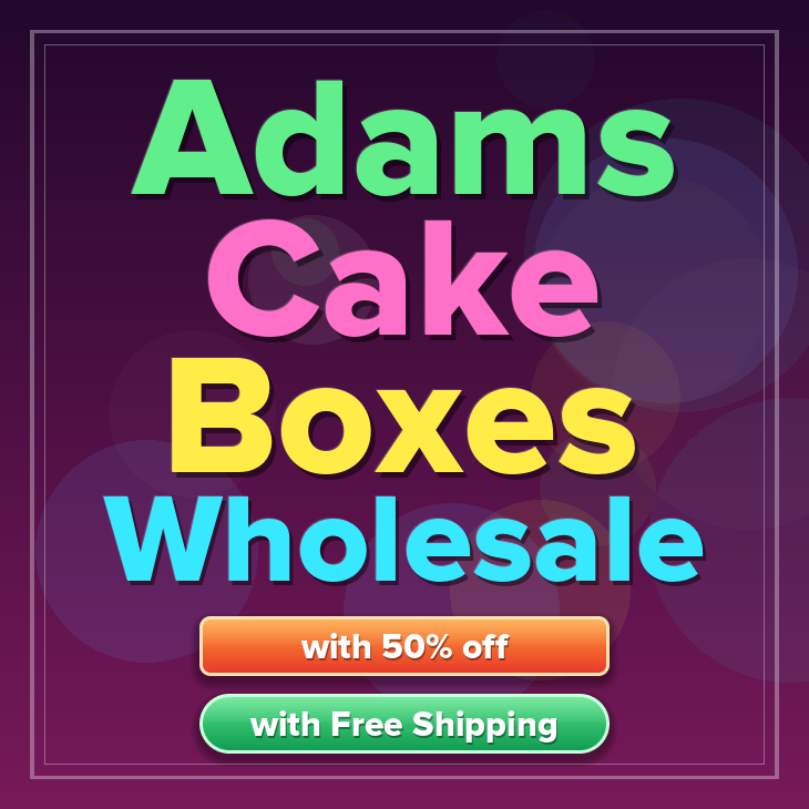 Adams cake boxes