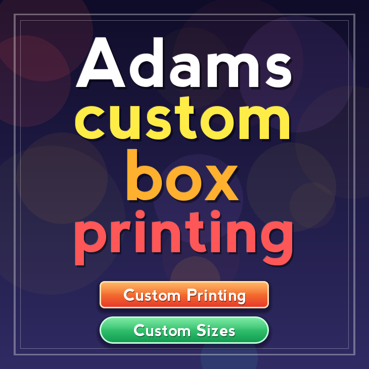 Adams custom box printing