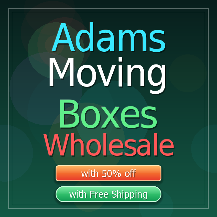 Adams moving boxes