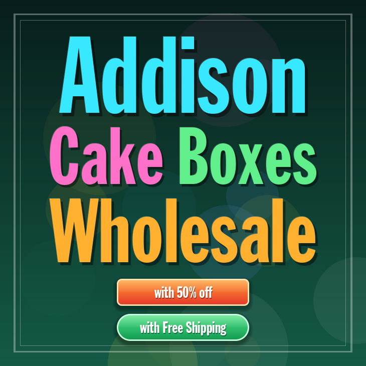 Addison cake boxes