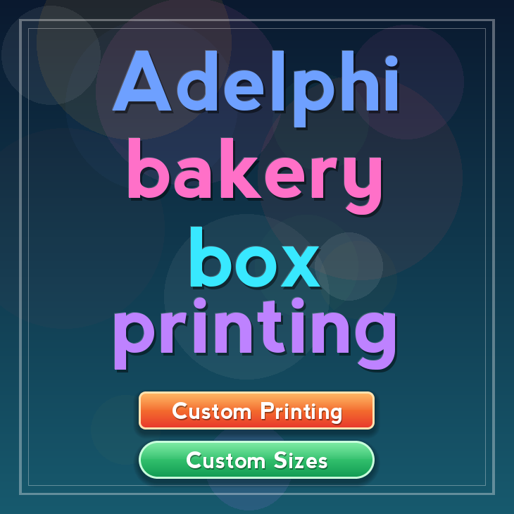 Adelphi bakery box printing