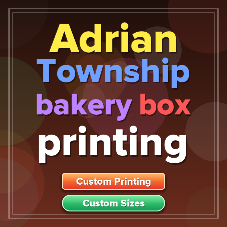 Adrian Township bakery box printing