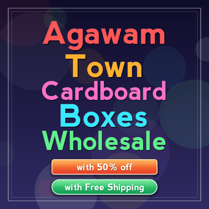 Agawam Town cardboard boxes