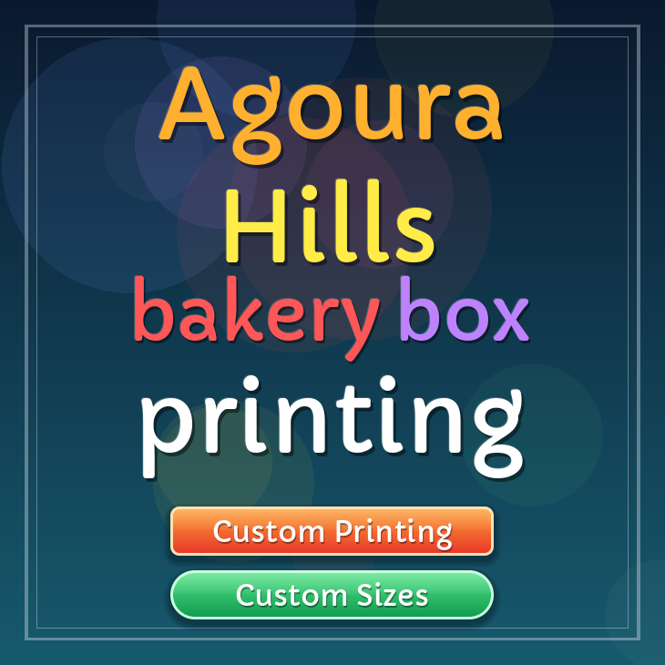 Agoura Hills bakery box printing