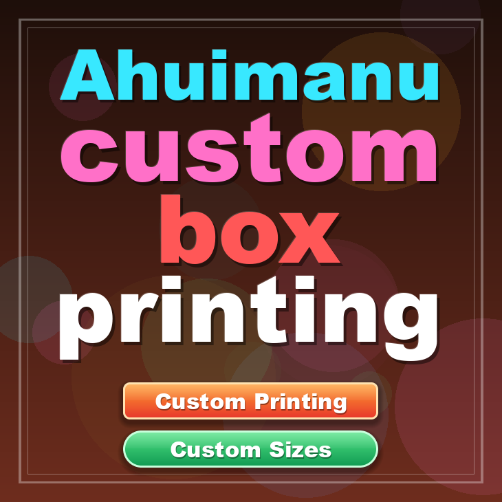 Ahuimanu custom box printing