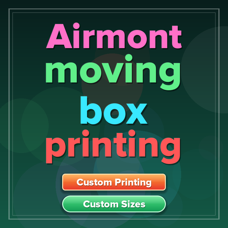 Airmont moving box printing