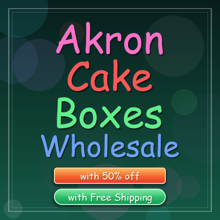 Akron cake boxes