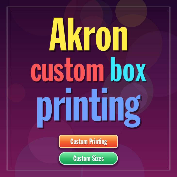 Akron custom box printing