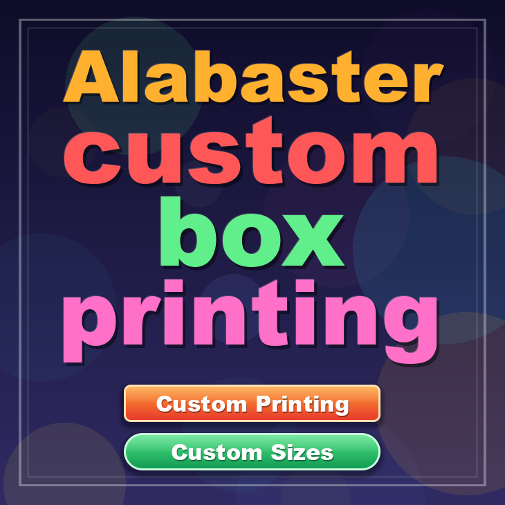 Alabaster custom box printing