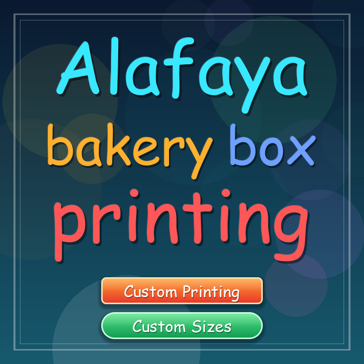 Alafaya bakery box printing