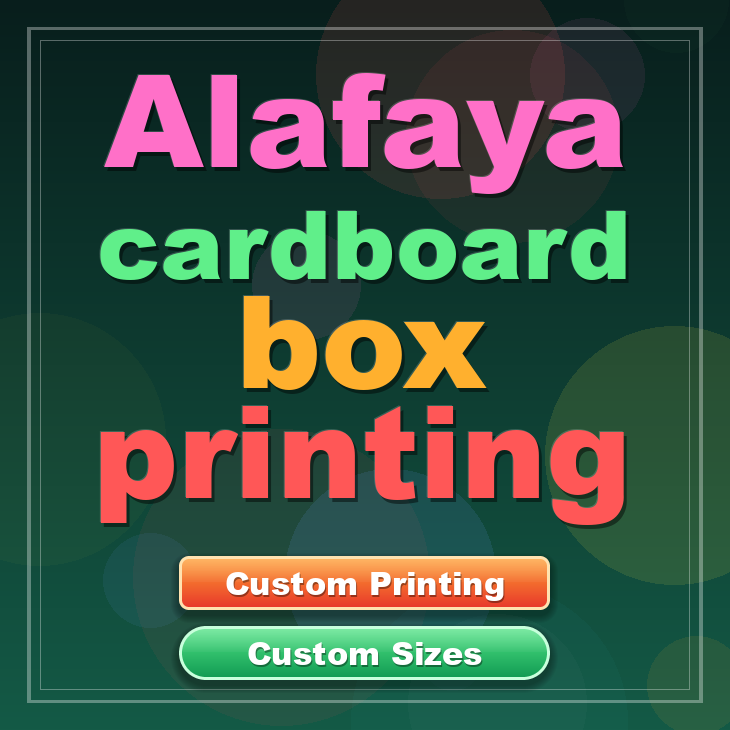 Alafaya cardboard box printing