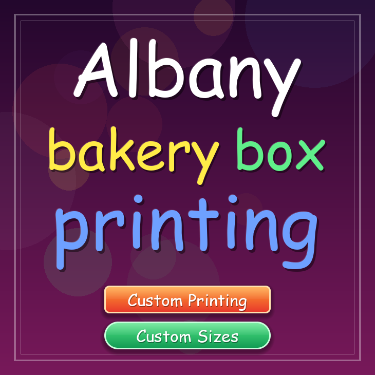 Albany bakery box printing