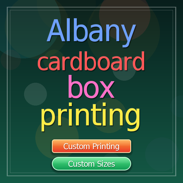 Albany cardboard box printing