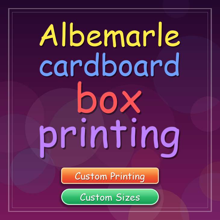 Albemarle cardboard box printing