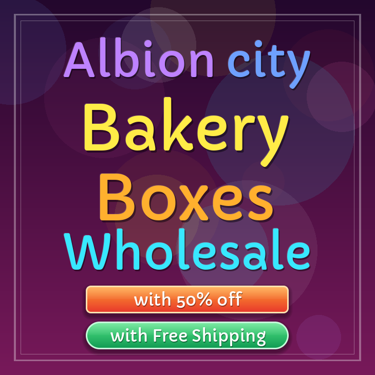 Albion City bakery boxes