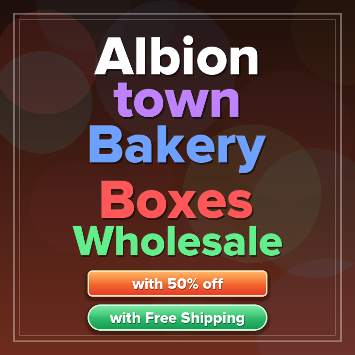 Albion Town bakery boxes
