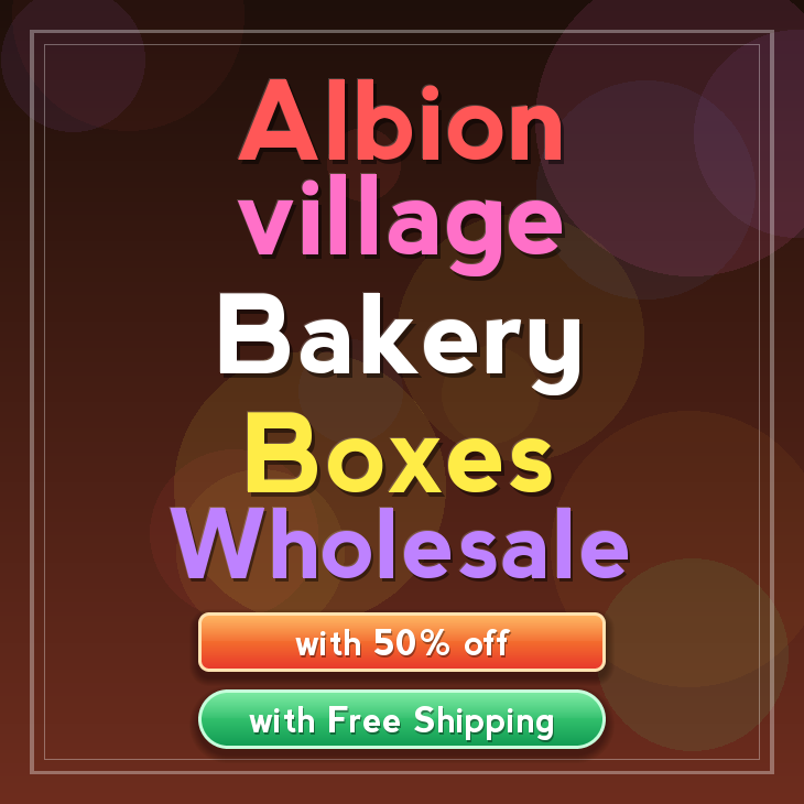 Albion Village bakery boxes