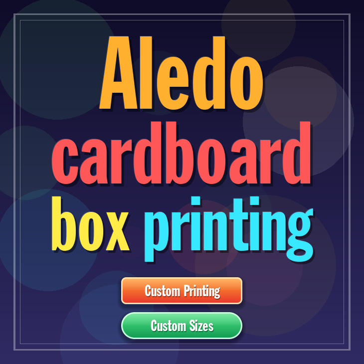 Aledo cardboard box printing