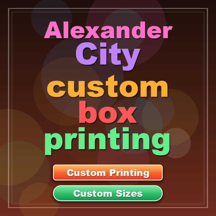 Alexander City custom box printing