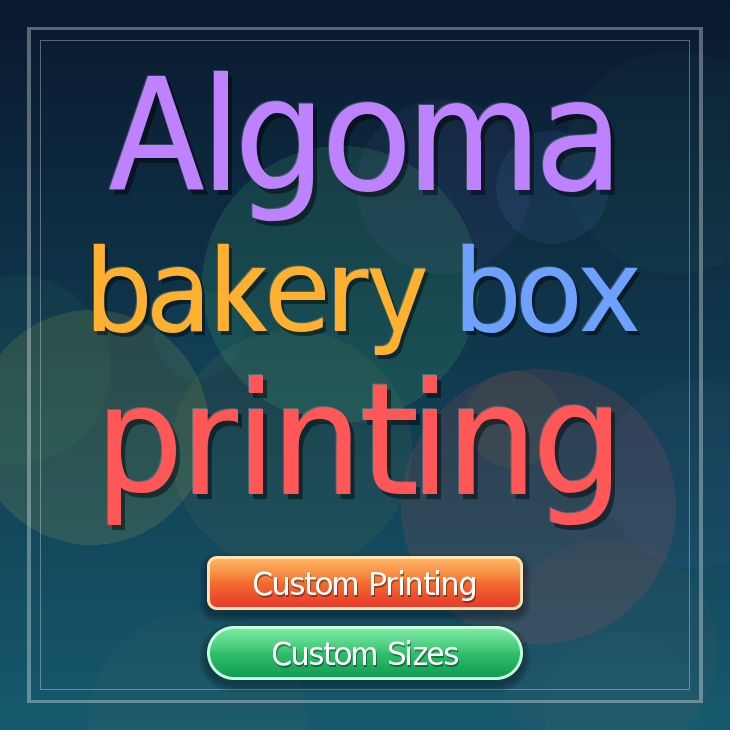 Algoma bakery box printing