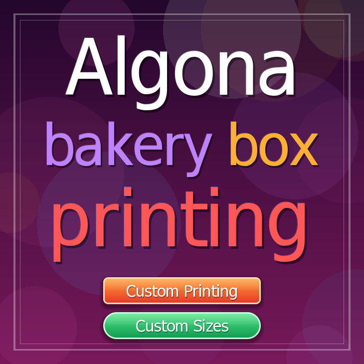 Algona bakery box printing