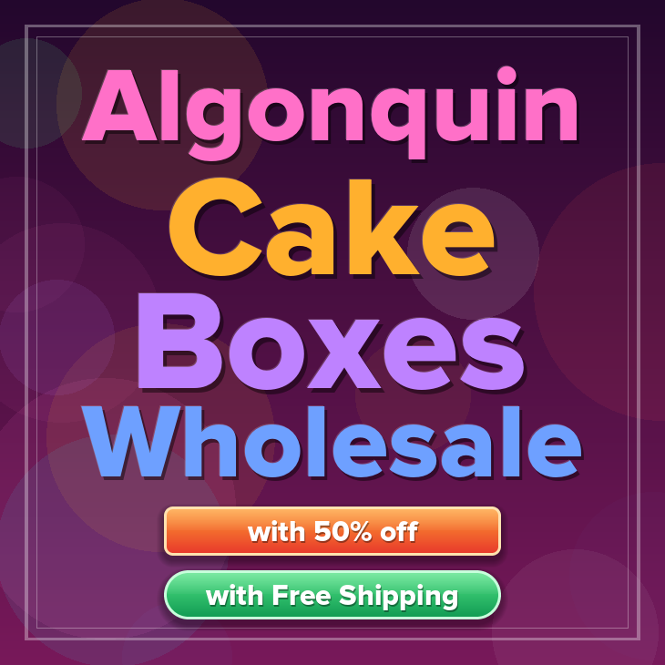 Algonquin cake boxes