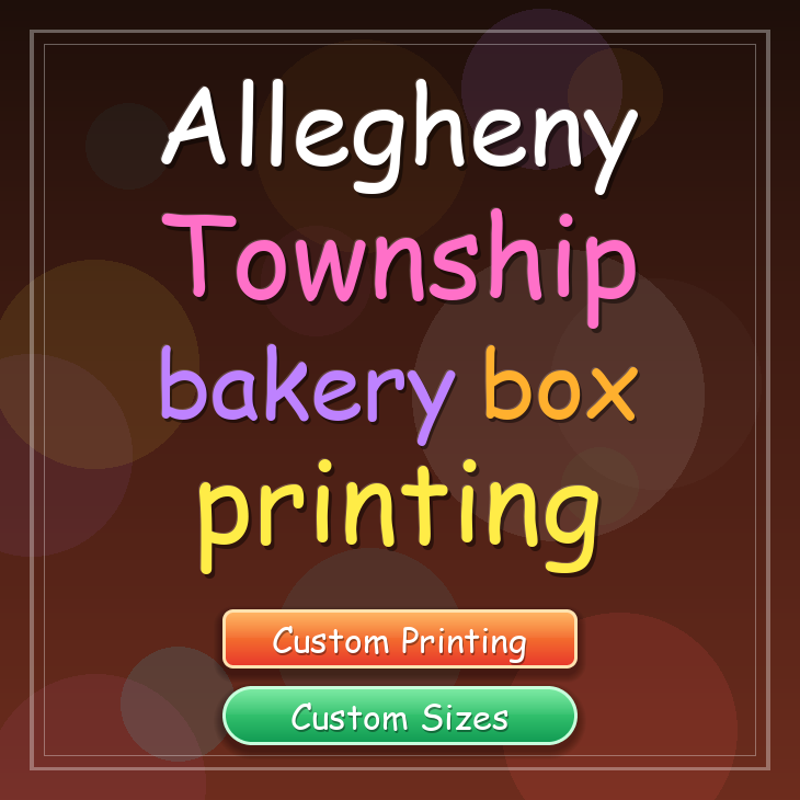 Allegheny Township bakery box printing