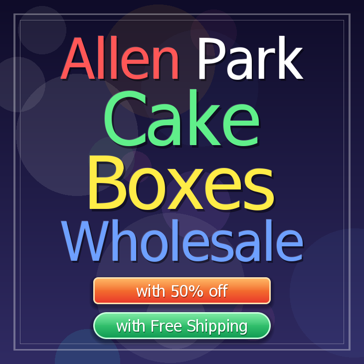 Allen Park cake boxes