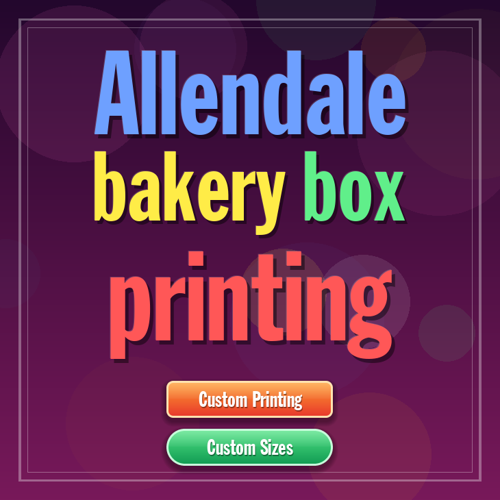 Allendale bakery box printing