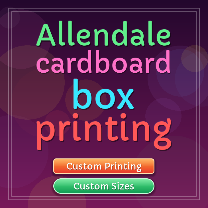 Allendale cardboard box printing