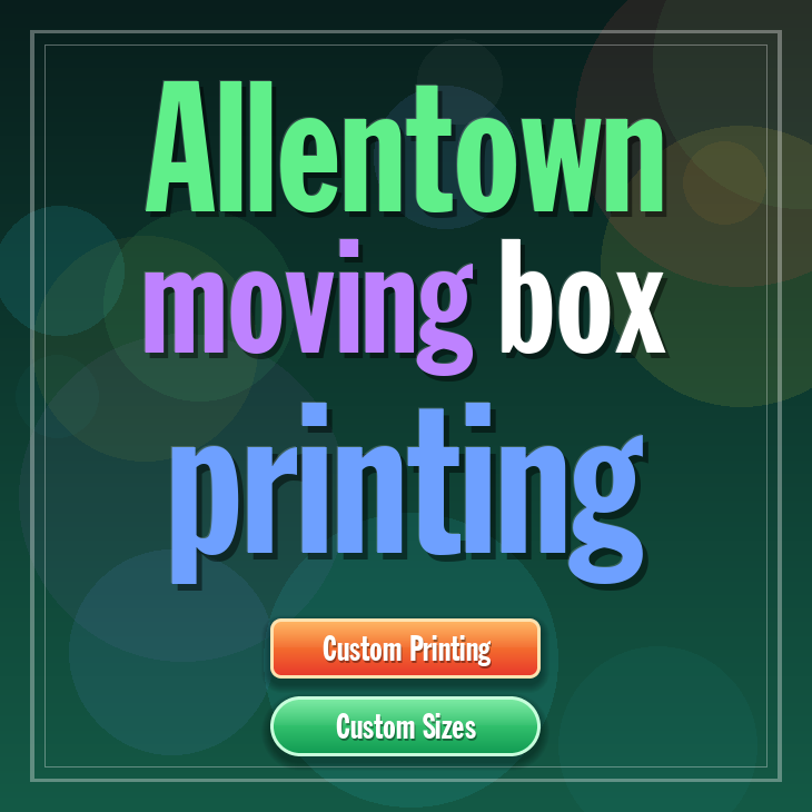 Allentown moving box printing