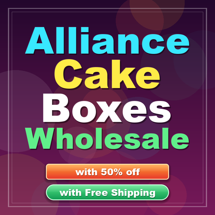 Alliance cake boxes