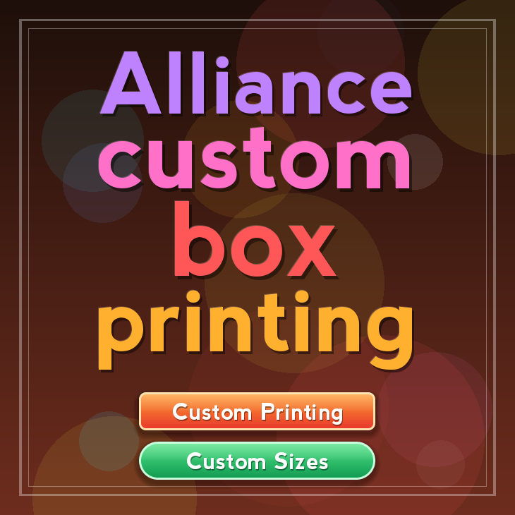 Alliance custom box printing