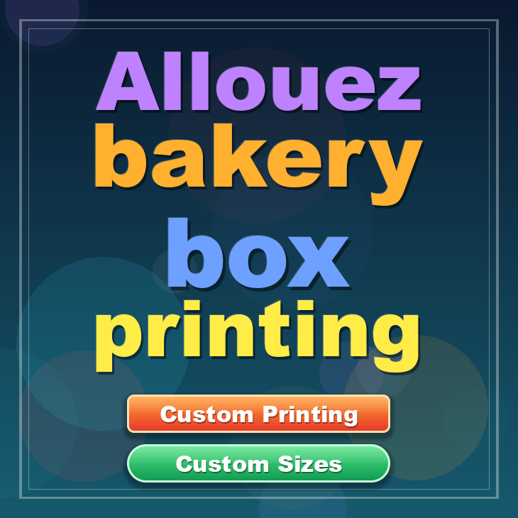 Allouez bakery box printing