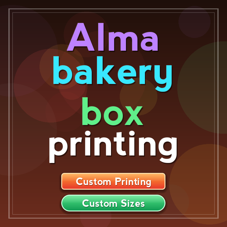 Alma bakery box printing