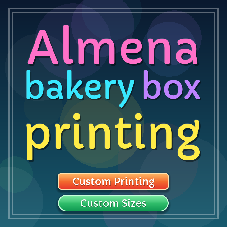 Almena bakery box printing