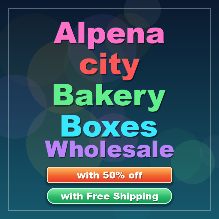 Alpena City bakery boxes