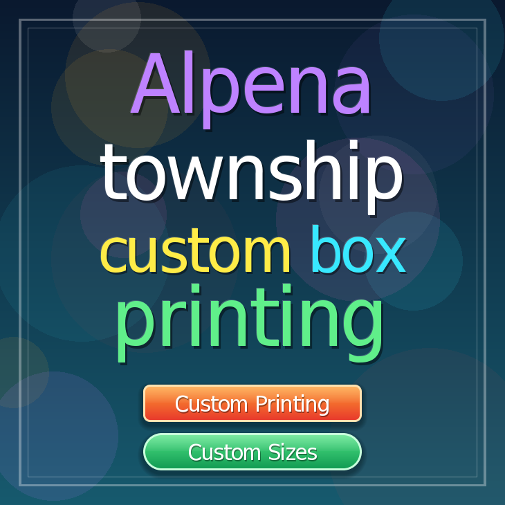 Alpena township custom box printing