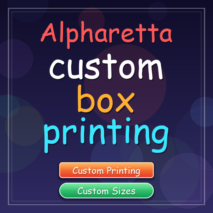 Alpharetta custom box printing