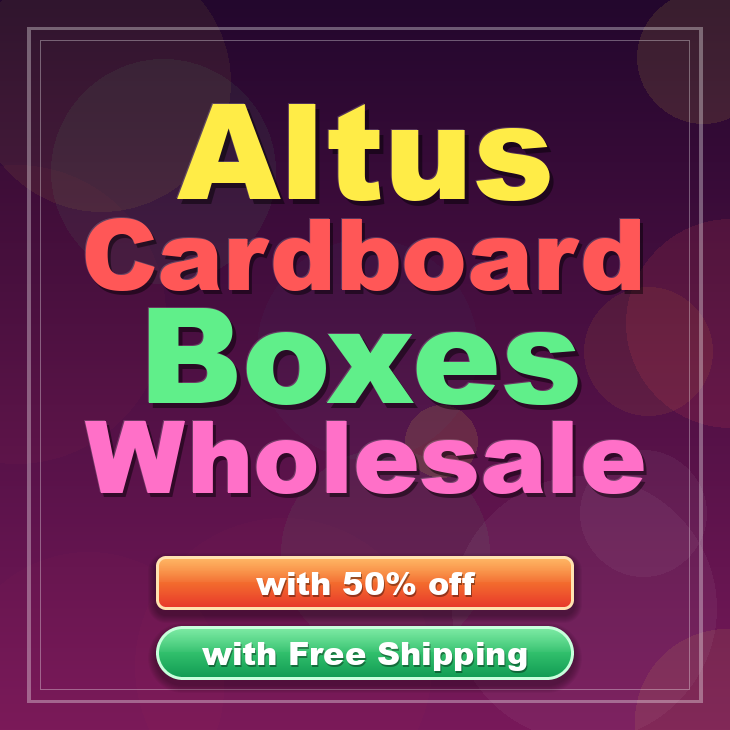 Altus cardboard boxes
